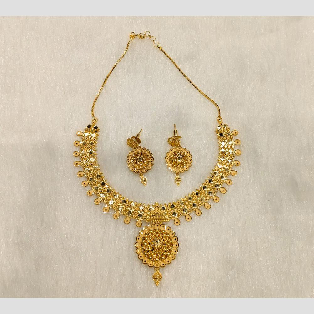 Sunrise Gold Forming Necklace Set
