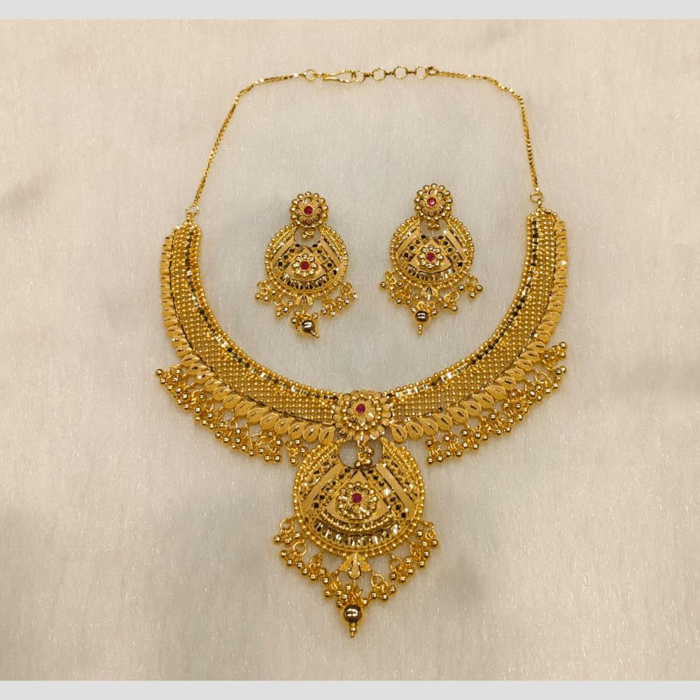 Sunrise Gold Forming Necklace Set