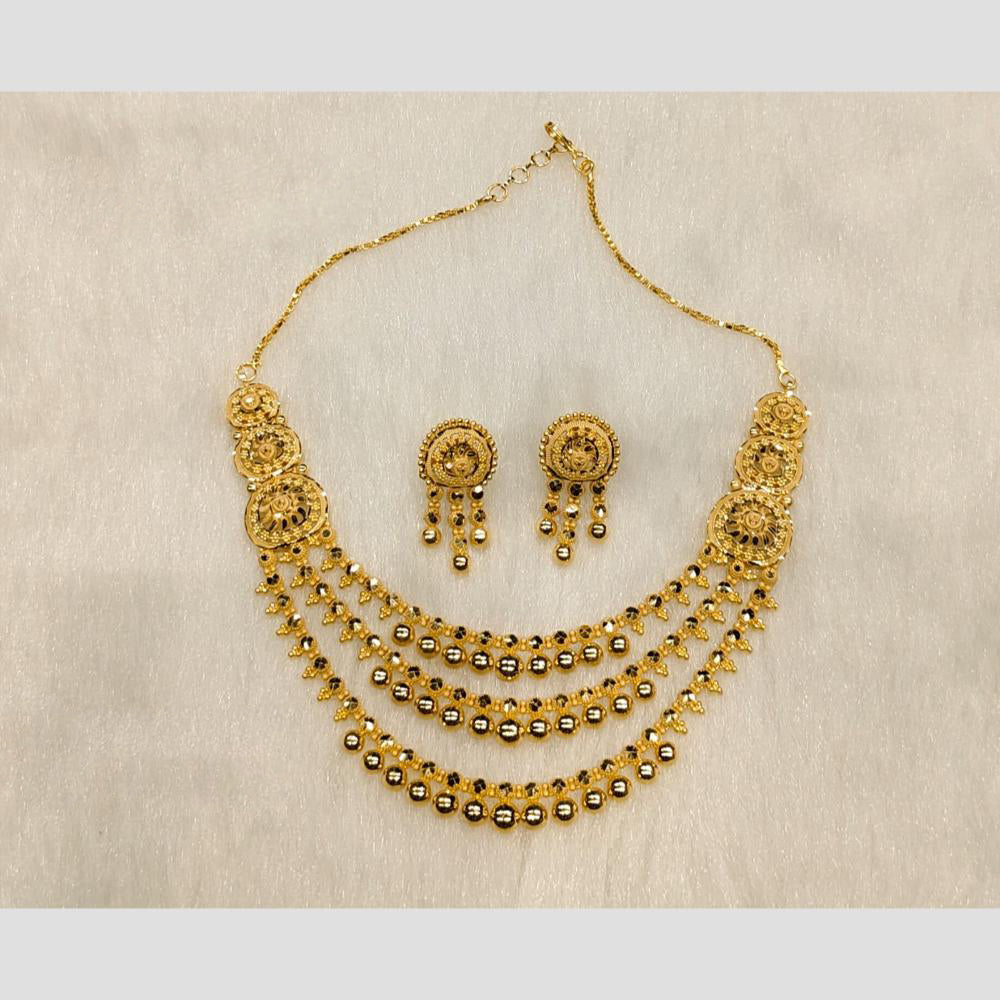 Sunrise Gold Forming Necklace Set