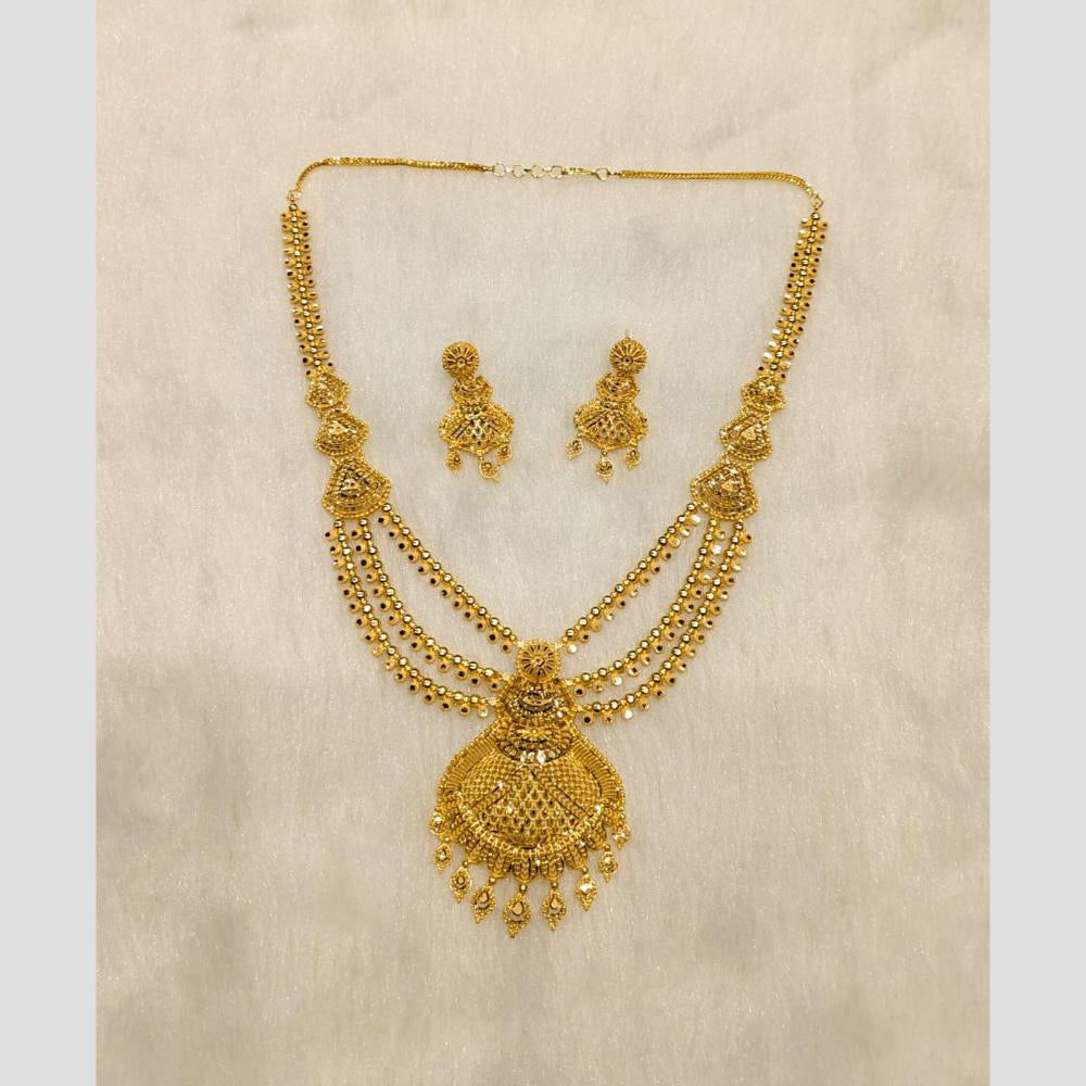 Sunrise Gold Forming Necklace Set