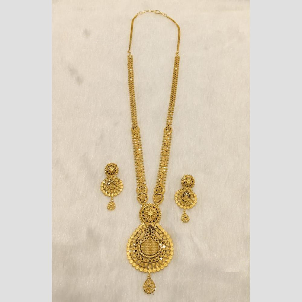 Sunrise Gold Forming Long Necklace Set