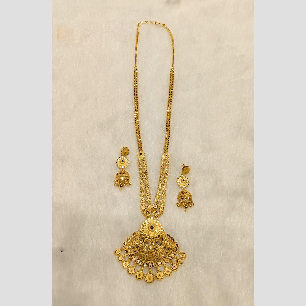 Sunrise Gold Forming Long Necklace Set