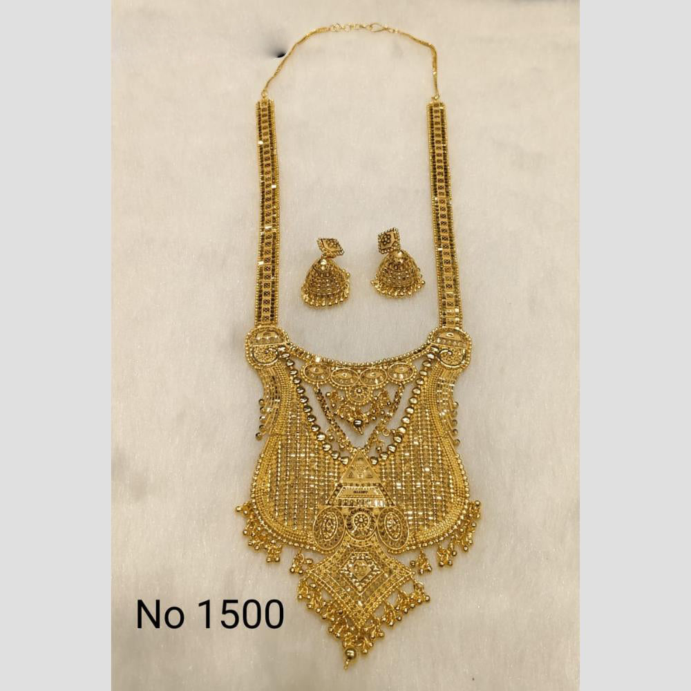 Sunrise Gold Forming Long Necklace Set