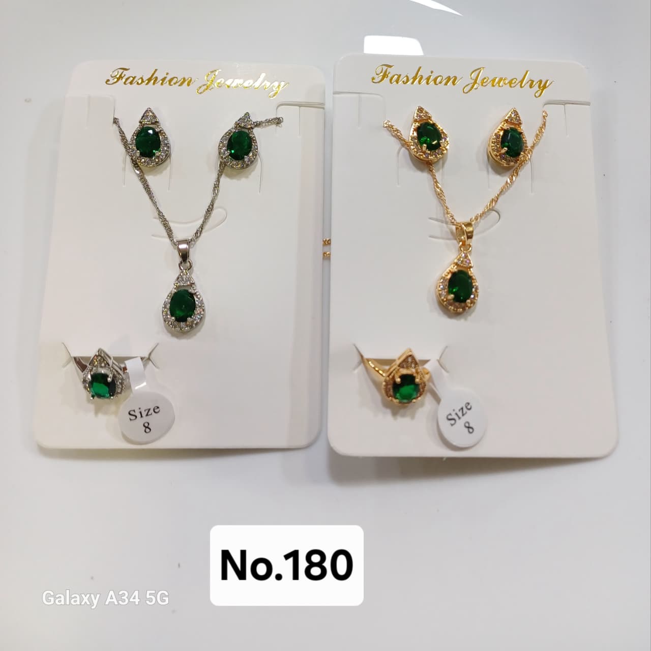 Tarohi Jewels Crystal Stone Combo Set