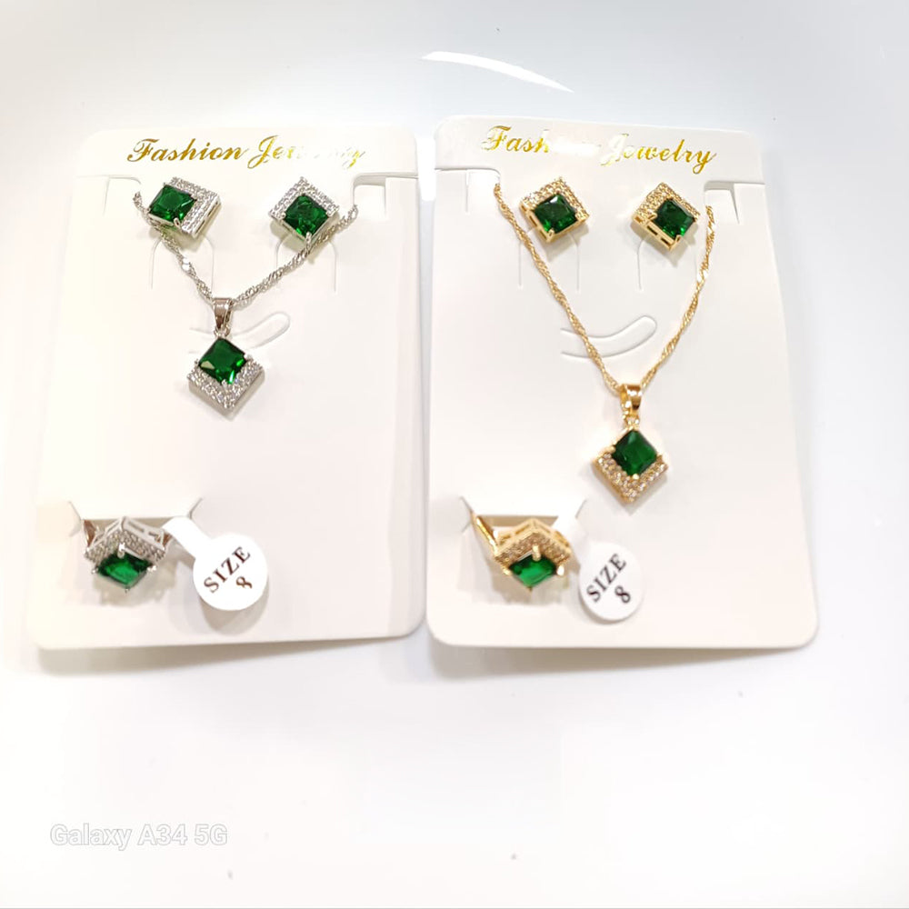 Tarohi Jewels Crystal Stone Combo Set