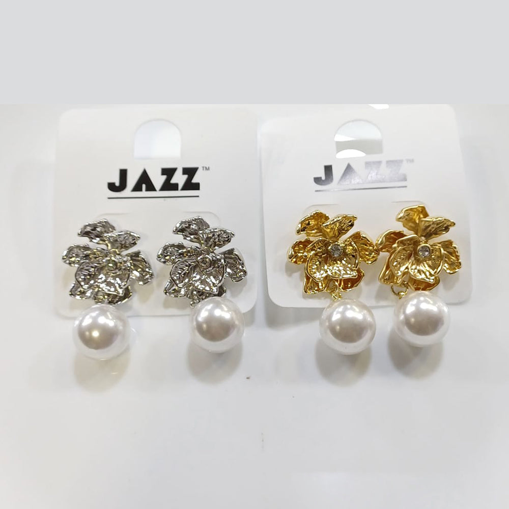 Tarohi Jewels Pearl Dangler Earrings