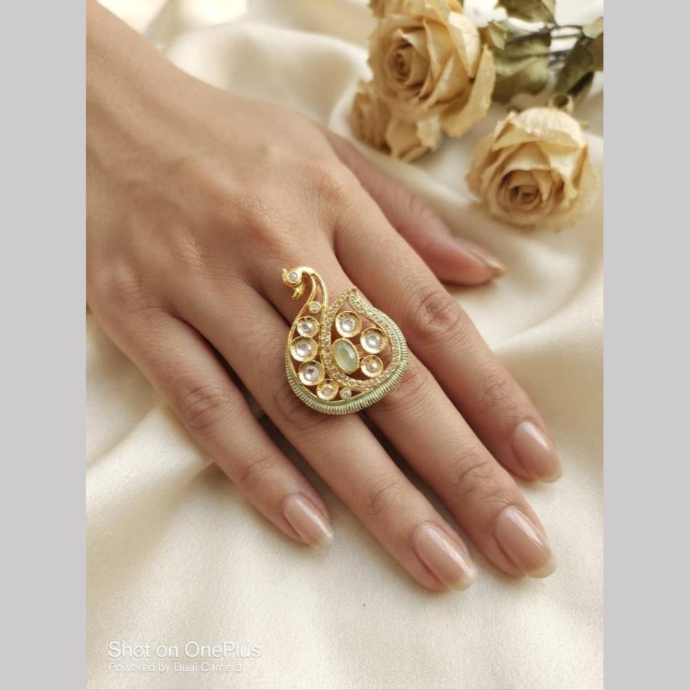 Aamrapali Radiant Crystal Stone Ring For Women