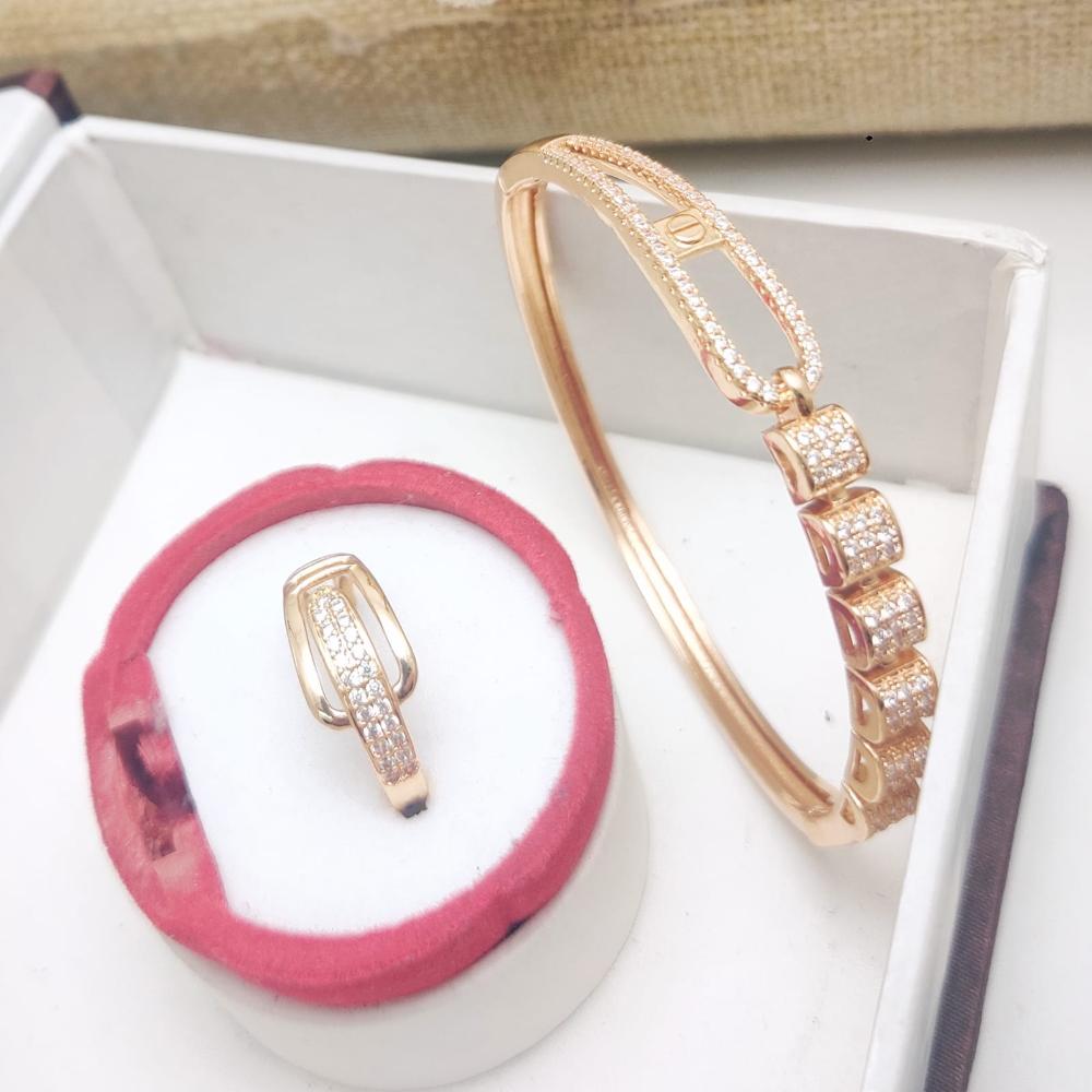 Aamrapali Partywear Austrian Stone Bracelet With Ring