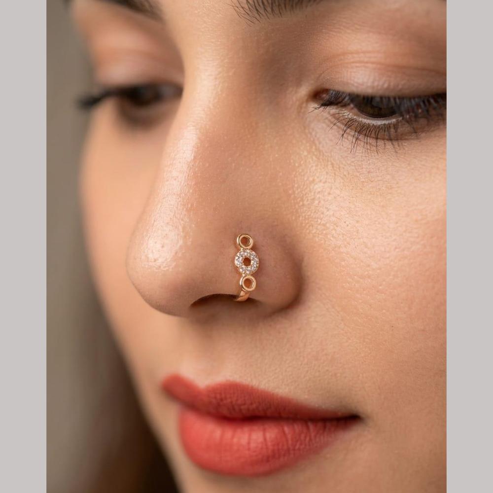 Aamrapali Stylish Austrian Stone Designer Nose Pin