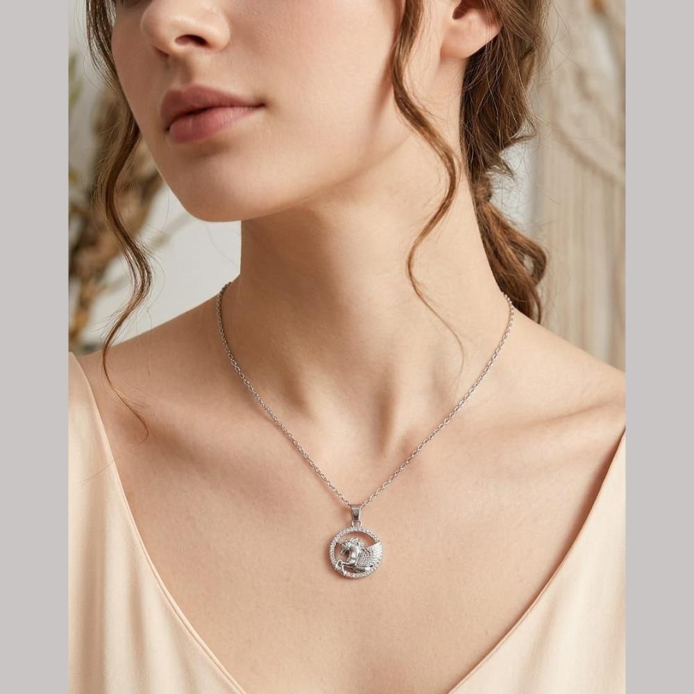 Aamrapali Twilight Shine Austrian Stone Chain Pendent