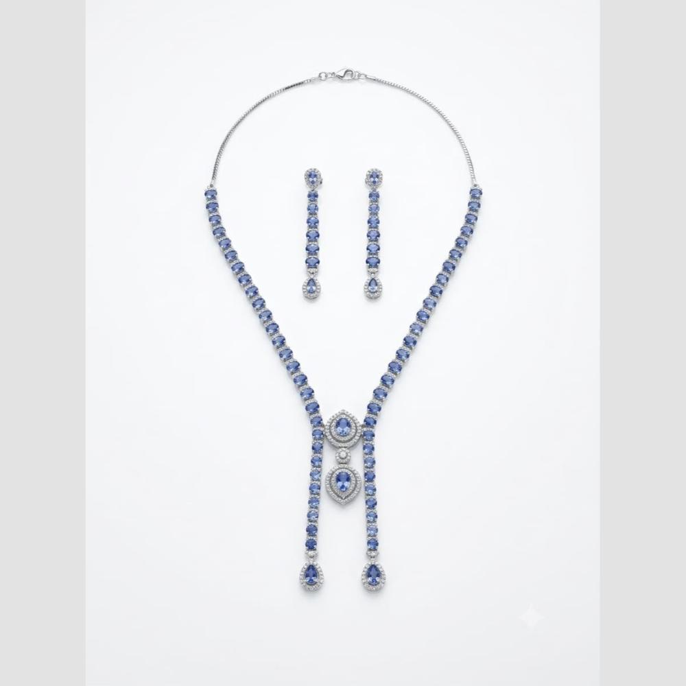 Aamrapali Elegant American Daimond Necklace Set