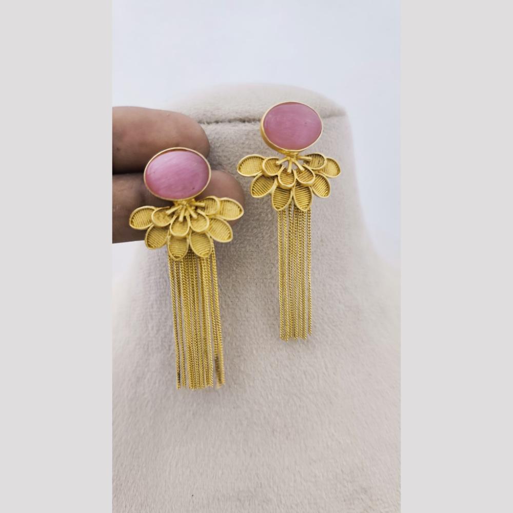 Marudhar Creations Ethereal Bloom Tassel Earrings