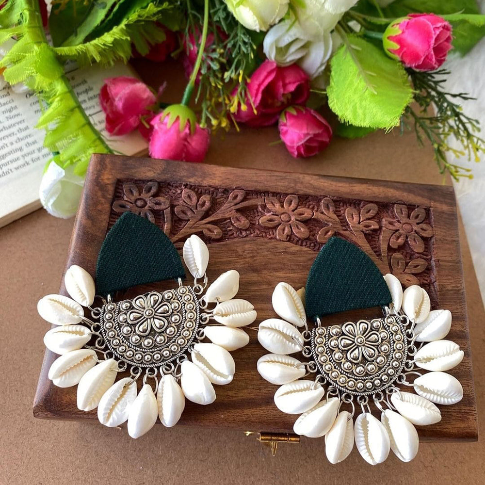 Handmade For Her Oxidised Long Fancy Earing For Women