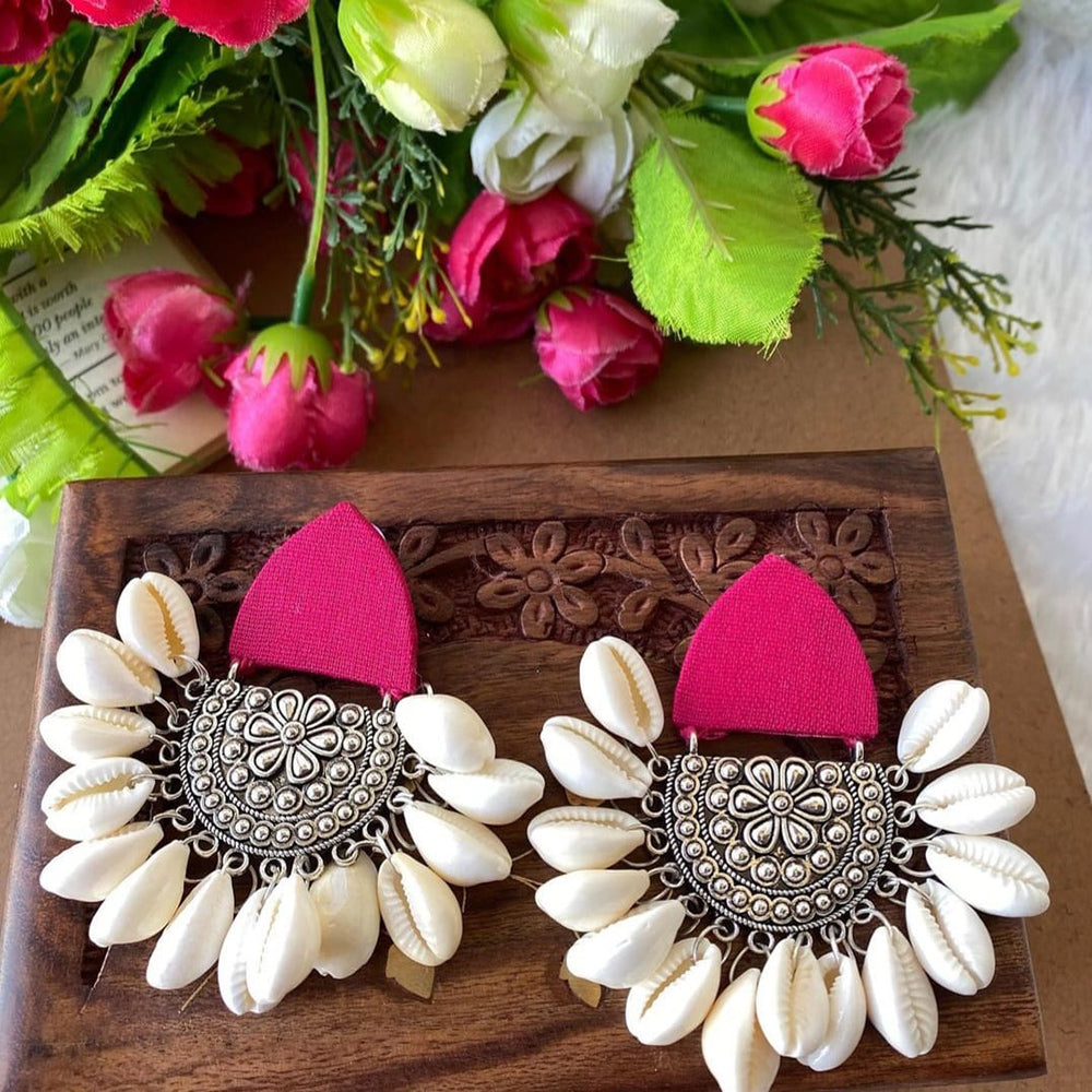 Handmade For Her Oxidised Long Fancy Earing For Women