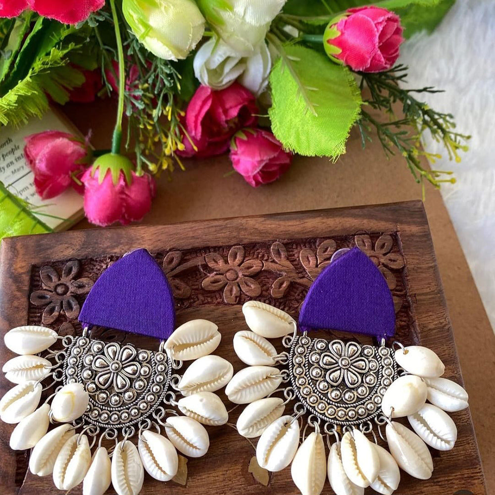 Handmade For Her Oxidised Long Fancy Earing For Women