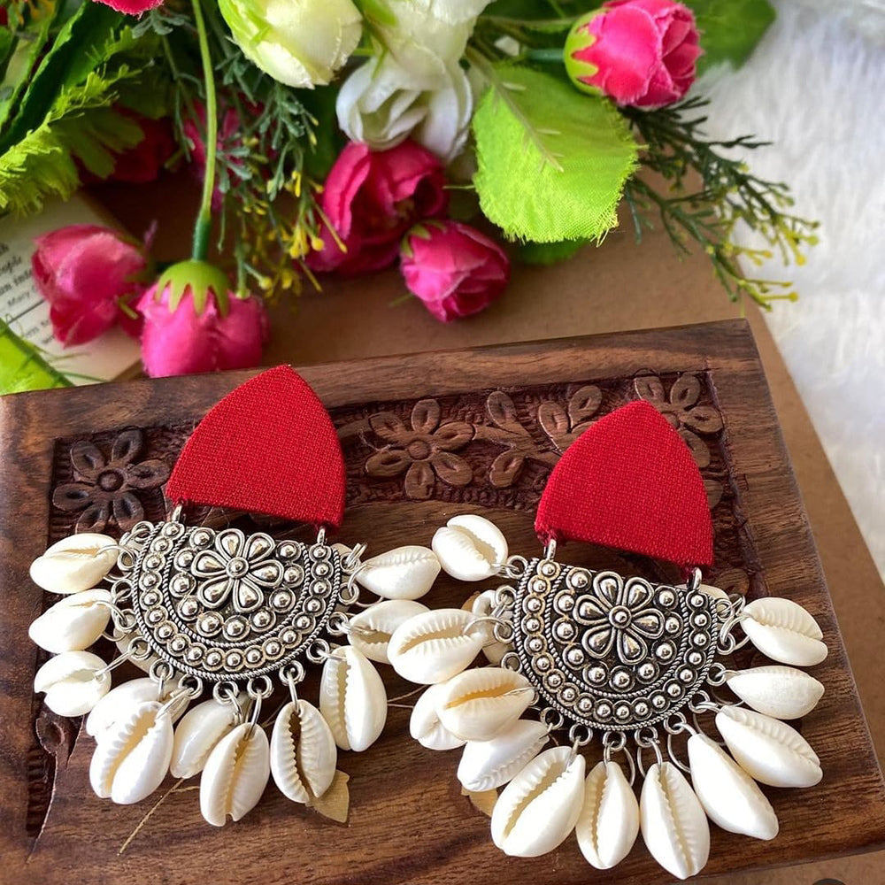 Handmade For Her Oxidised Long Fancy Earing For Women