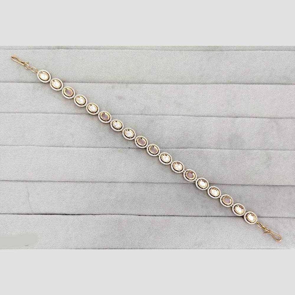 Rajwadi Collection Premium Polki Kundan Matha Patti Headpiece (Sheeshphool)