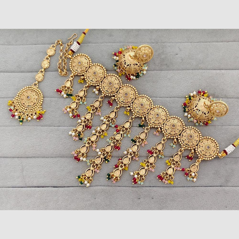 Rajwadi Collection Austrian Stone Designer Necklace Set