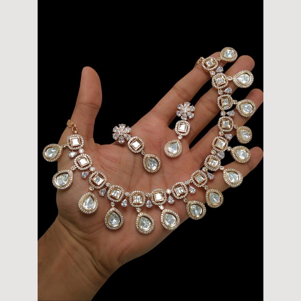 Maharani Jewels Bold in Bling Crystal And Austrain Stone Necklace Set