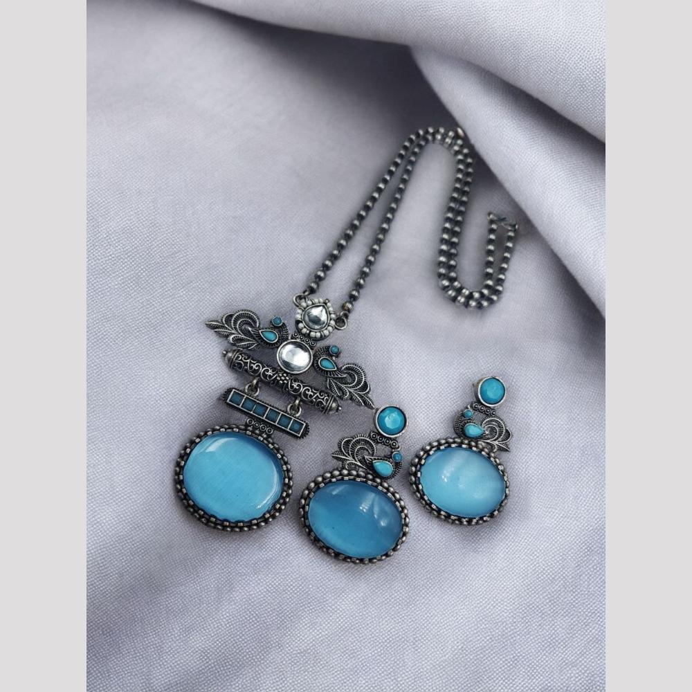 Maharani Jewels Royal Noir Elegance Long Necklace Set