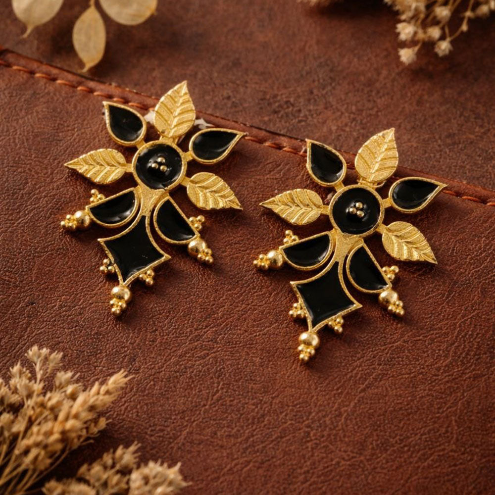 Maharani Jewels Elegance Meenakari Dangler Earrings