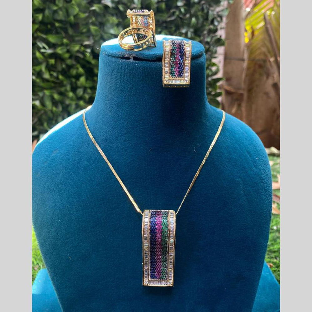 Royal Kundan Jewellery Gold Plated Polki Kundan Necklace Set