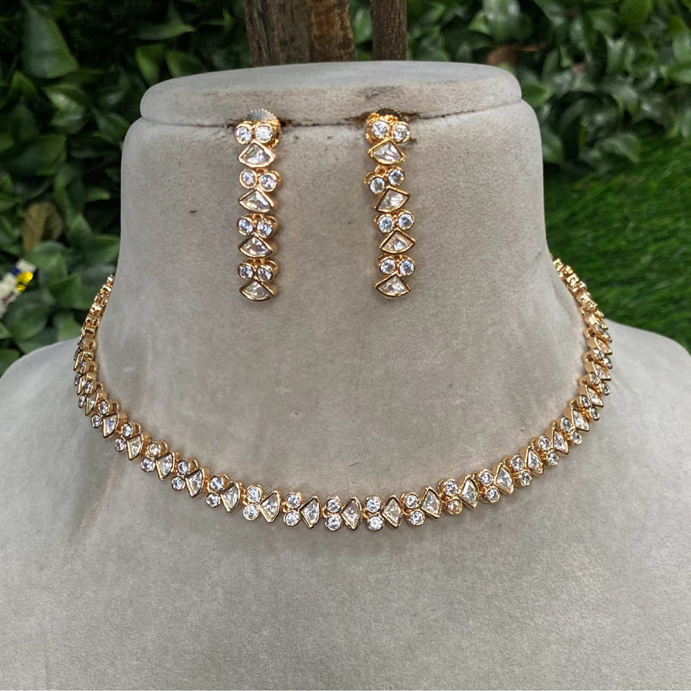 Royal Kundan Jewellery Regal Look Polki Kundan Statement Necklace Set