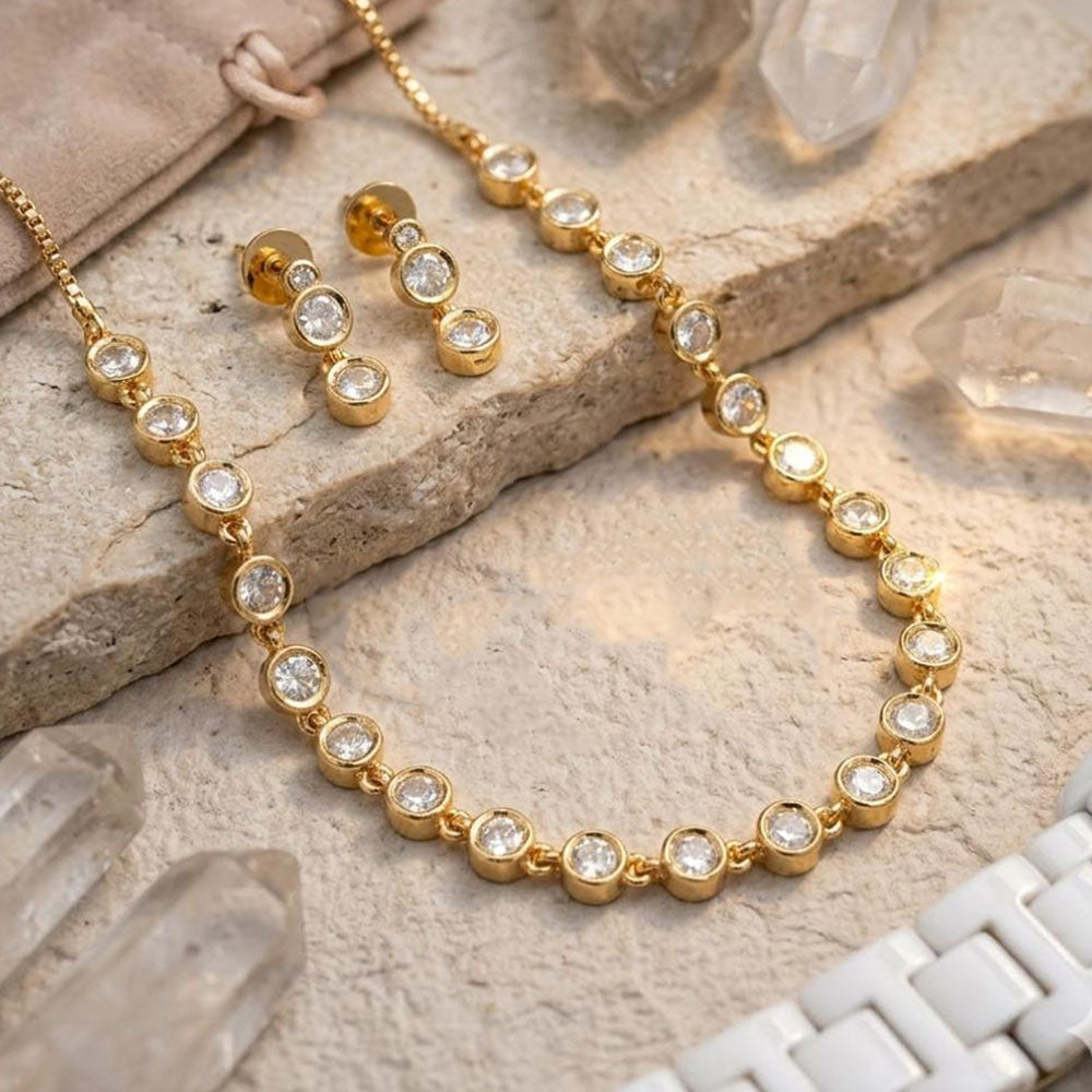 Royal Kundan Jewellery Grand Polki Kundan Stone Necklace Set