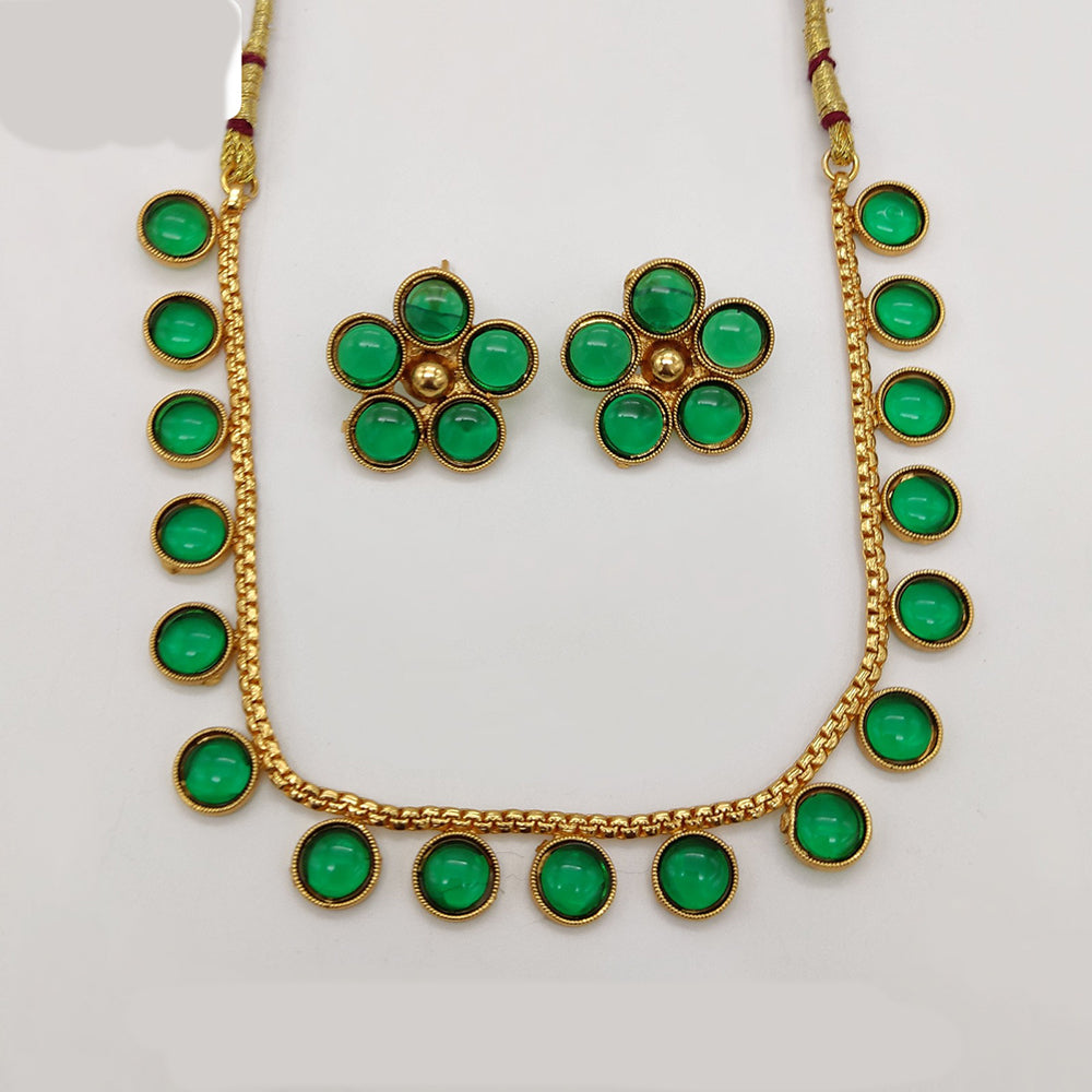 Royal Kundan Jewellery Grand Pota Stone Necklace Set