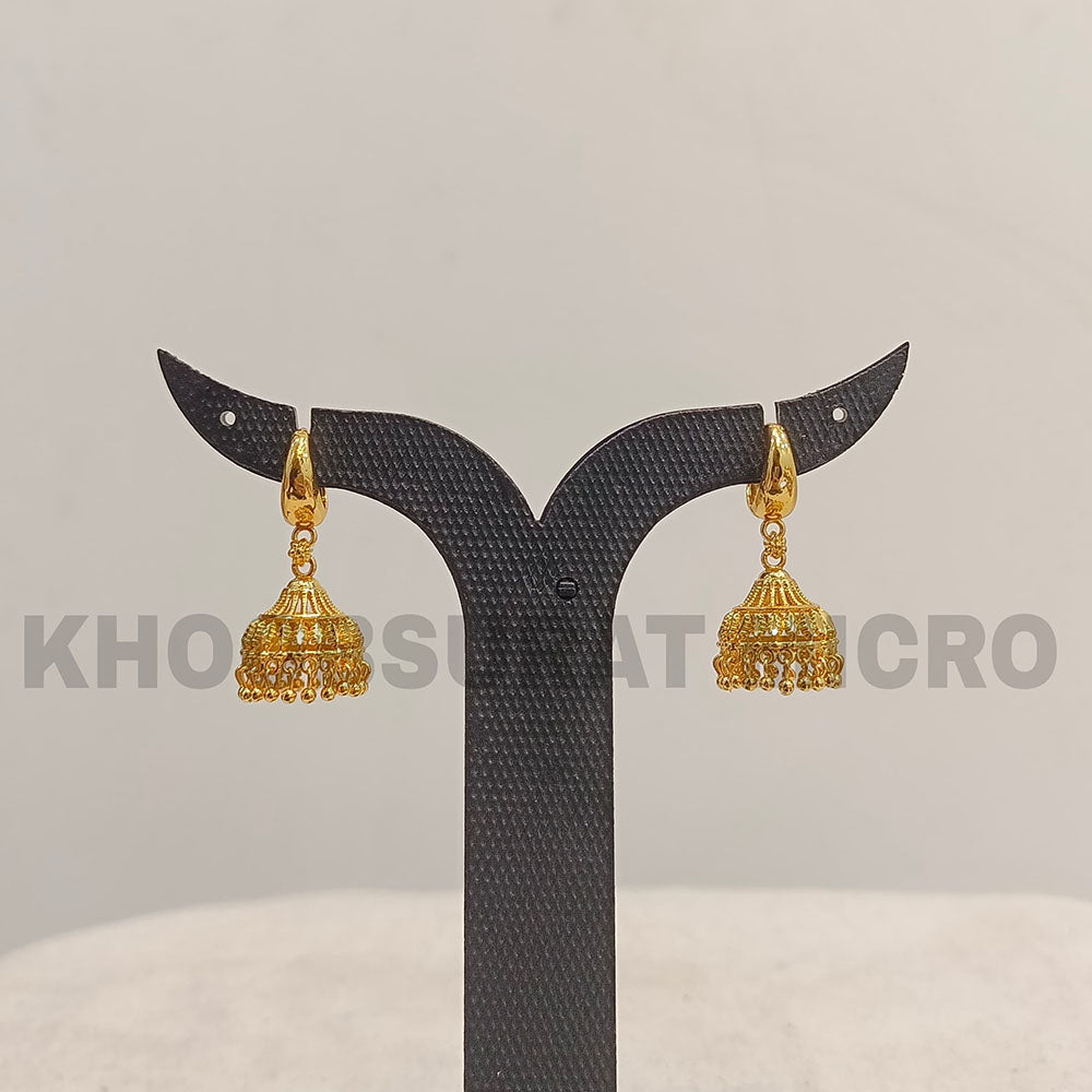 Dariyalal Sales Gold Plated Jhumki Earrings