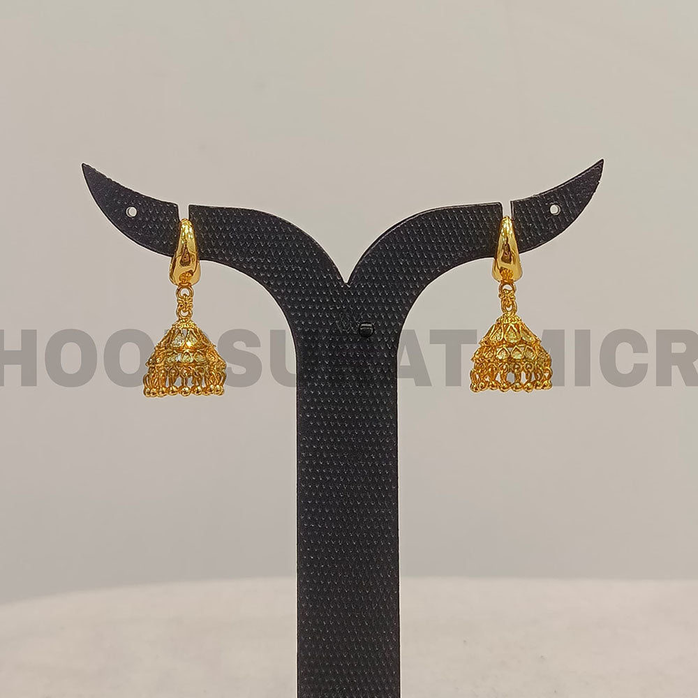 Dariyalal Sales Gold Plated Jhumki Earrings