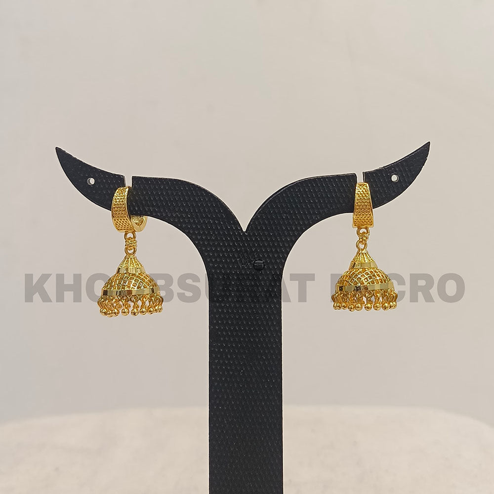 Dariyalal Sales Gold Plated Jhumki Earrings