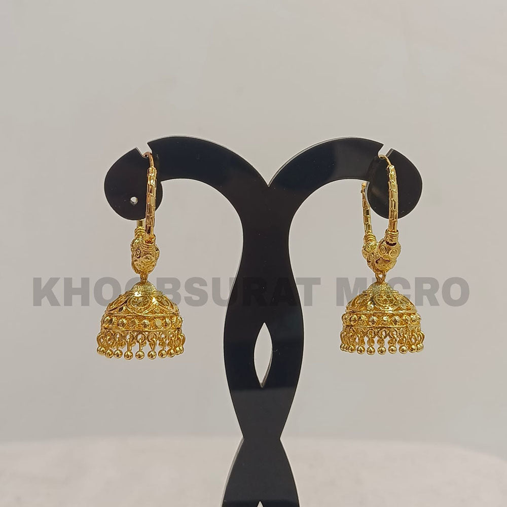 Dariyalal Sales Gold Plated Jhumki Earrings
