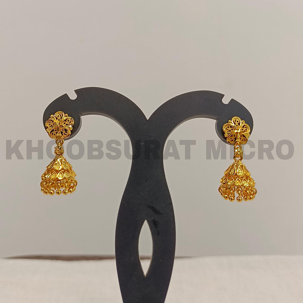 Dariyalal Sales Gold Plated Jhumki Earrings
