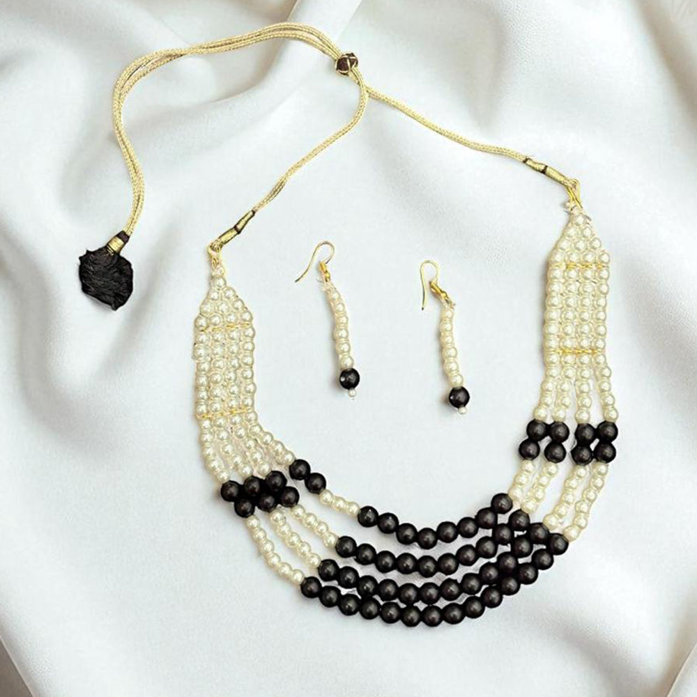 VM Imitation Ethnic Colorful Beads Jewelry Necklace Set