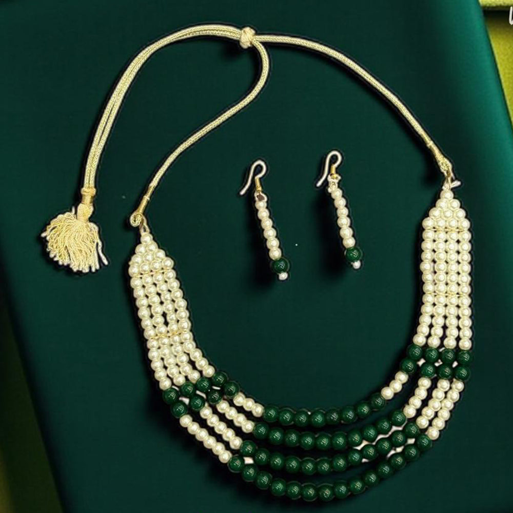 VM Imitation Ethnic Colorful Beads Jewelry Necklace Set