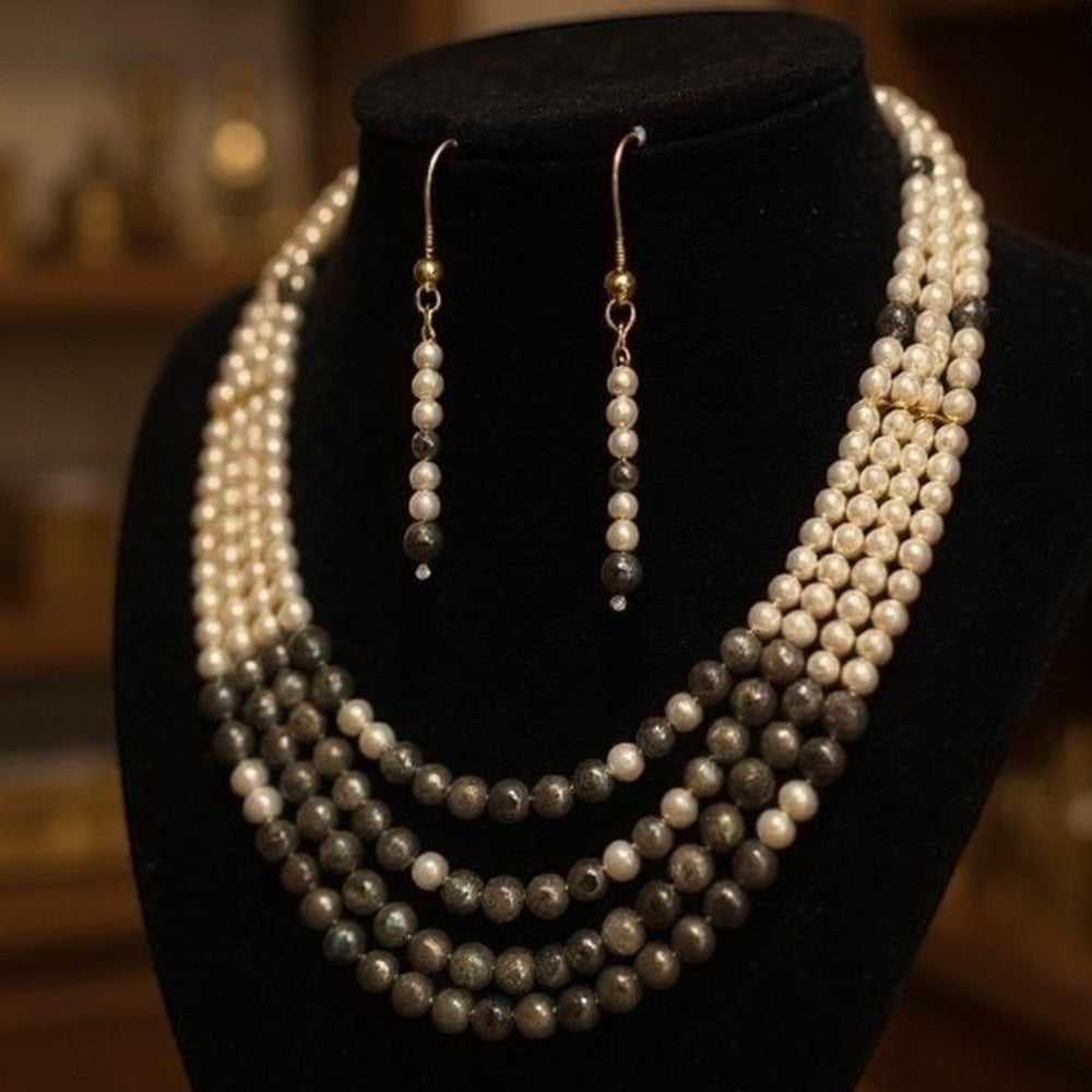 VM Imitation Ethnic Colorful Beads Jewelry Necklace Se