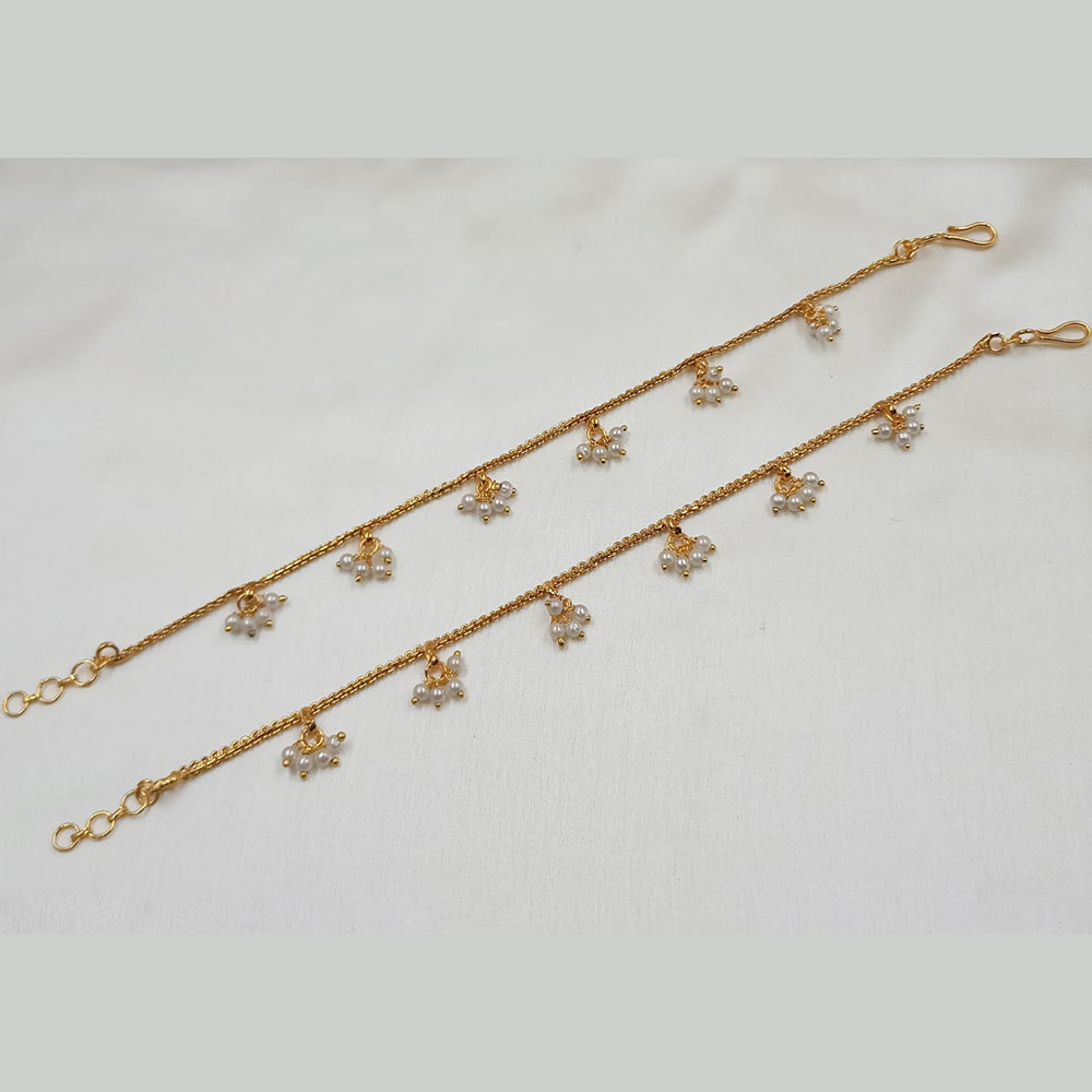 NAFJ Copper Gold Plated Pearl Kan Chain