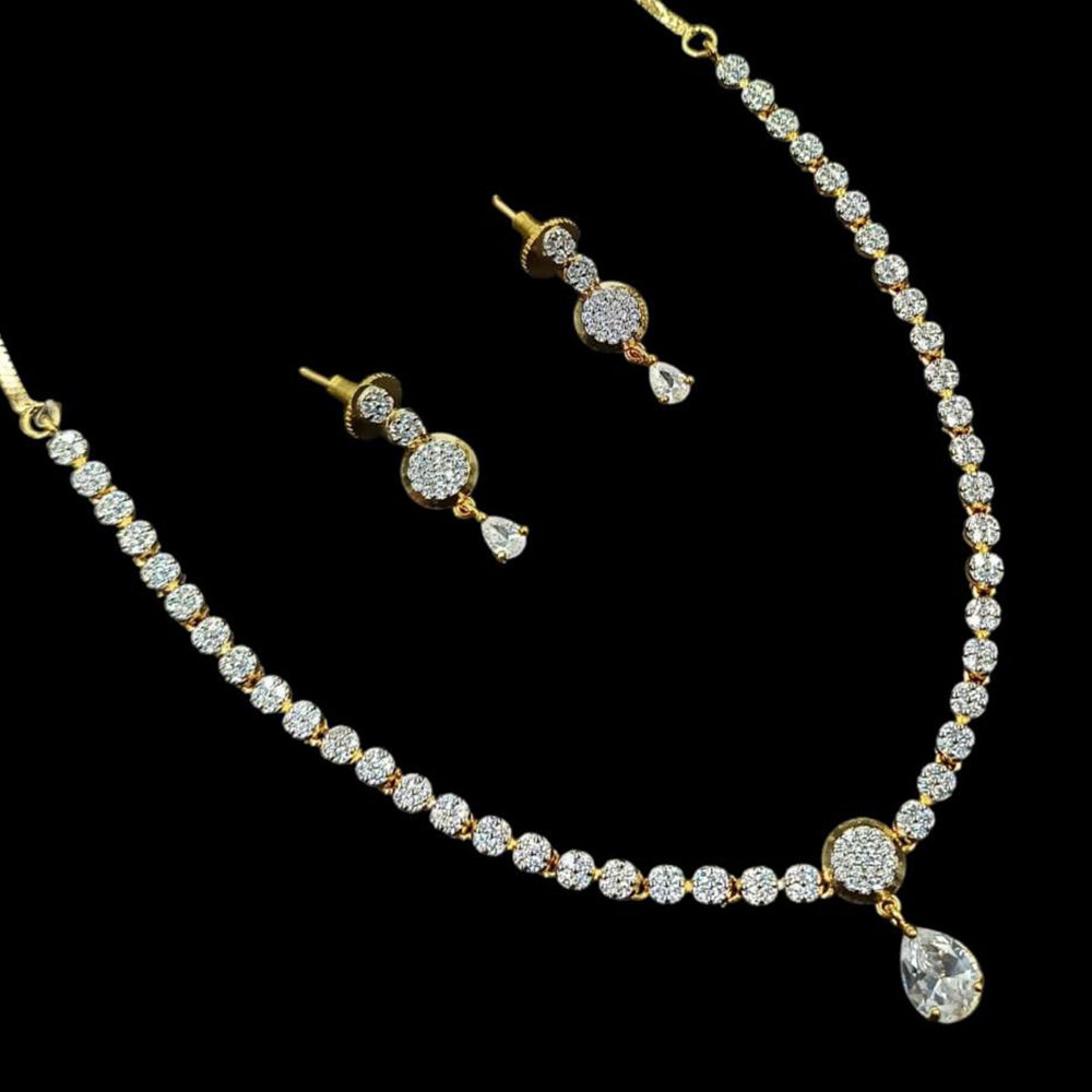 NAFJ Designer Austrian Stone Statement Necklace Set