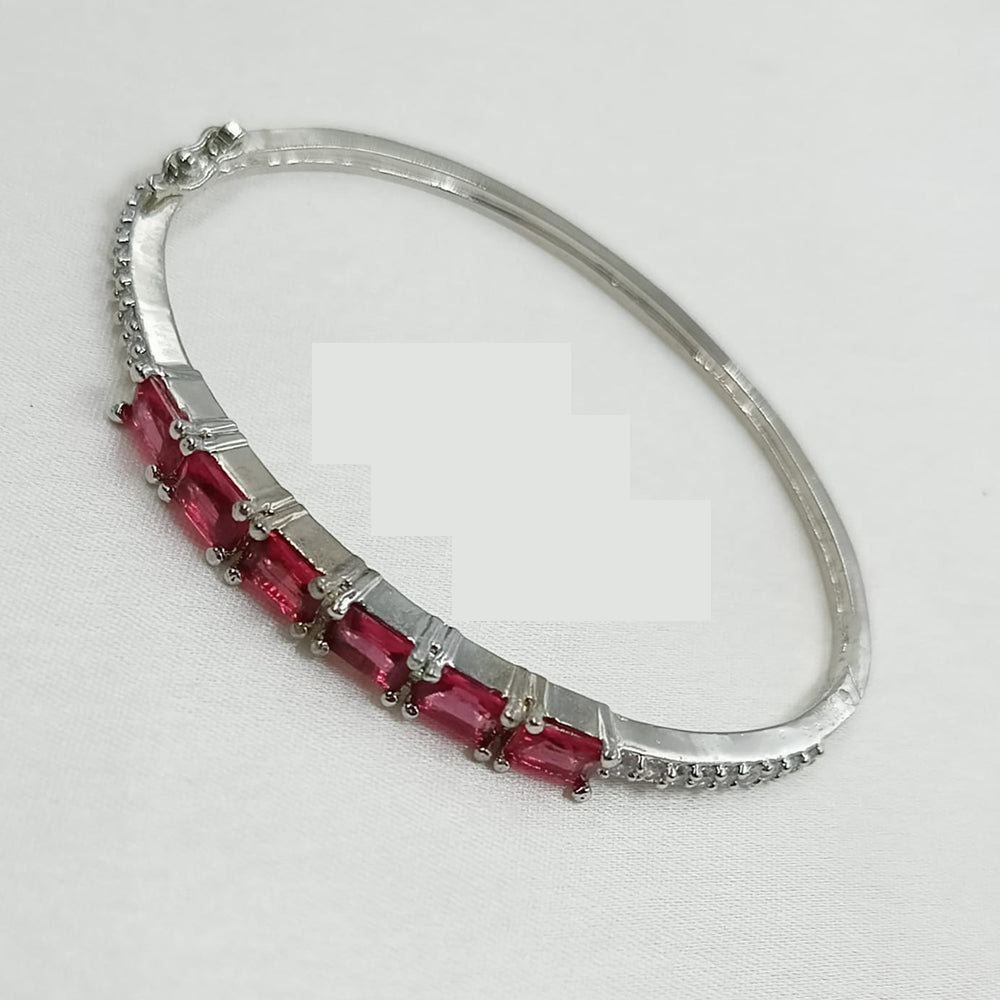 NAFJ Fashionable American Diamond Delicate Openable Bracelet For Parties And Occassions