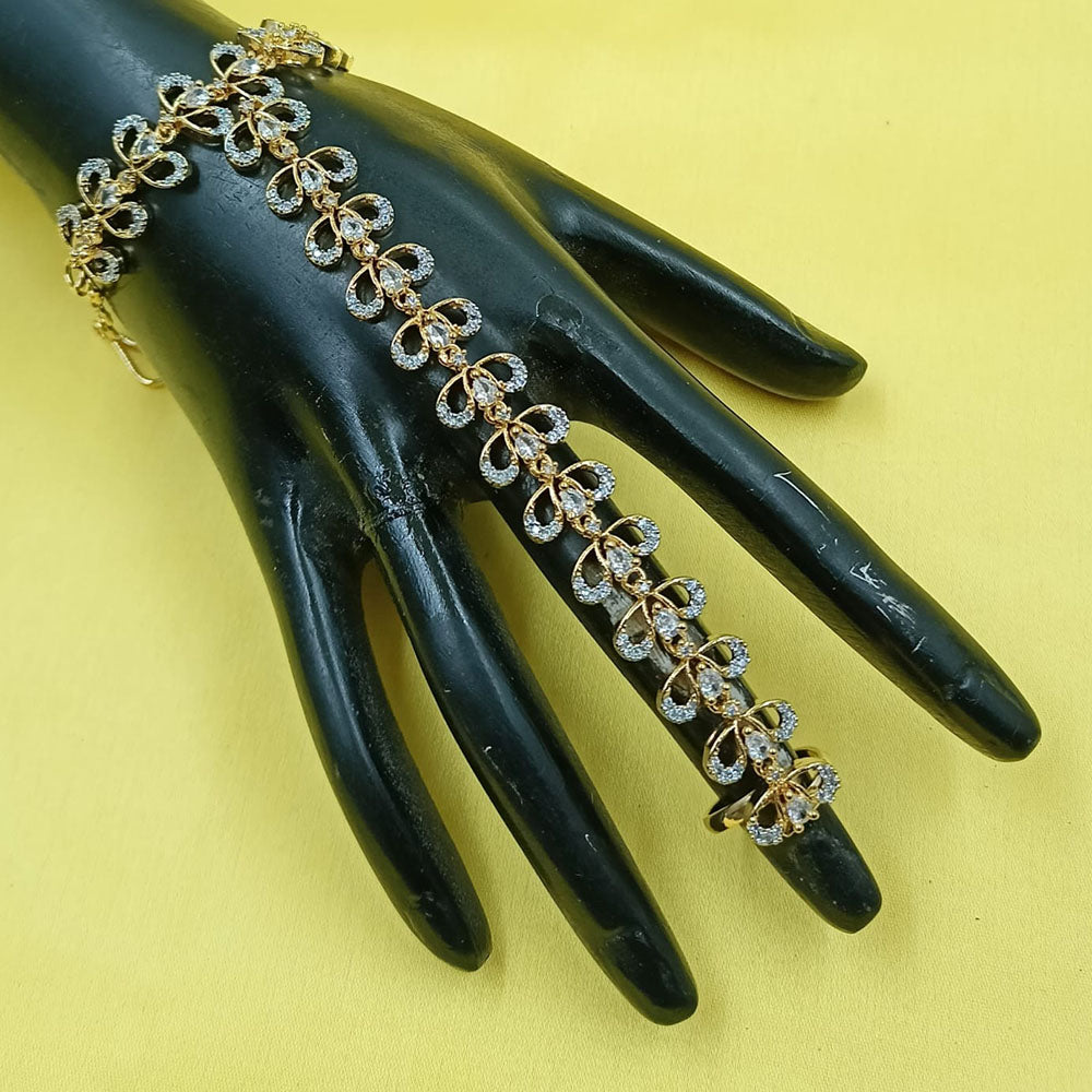 NAFJ Austrian Stone Designer Hand Harness