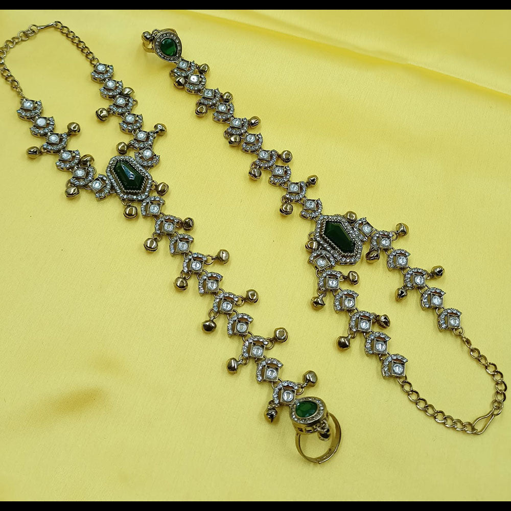 NAFJ Austrian Stone Designer Hand Harness