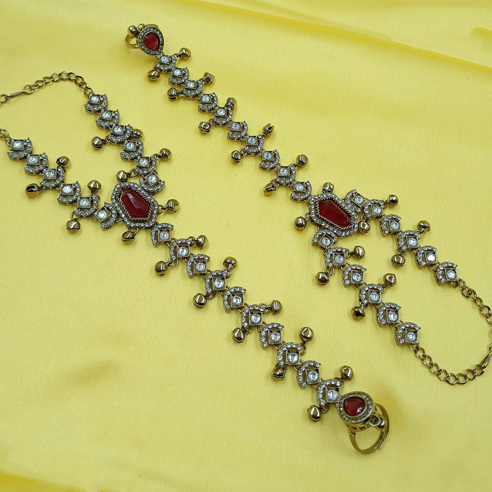 NAFJ Austrian Stone Designer Hand Harness