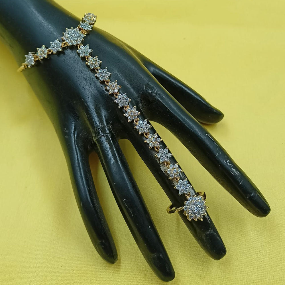 NAFJ Austrian Stone Designer Hand Harness