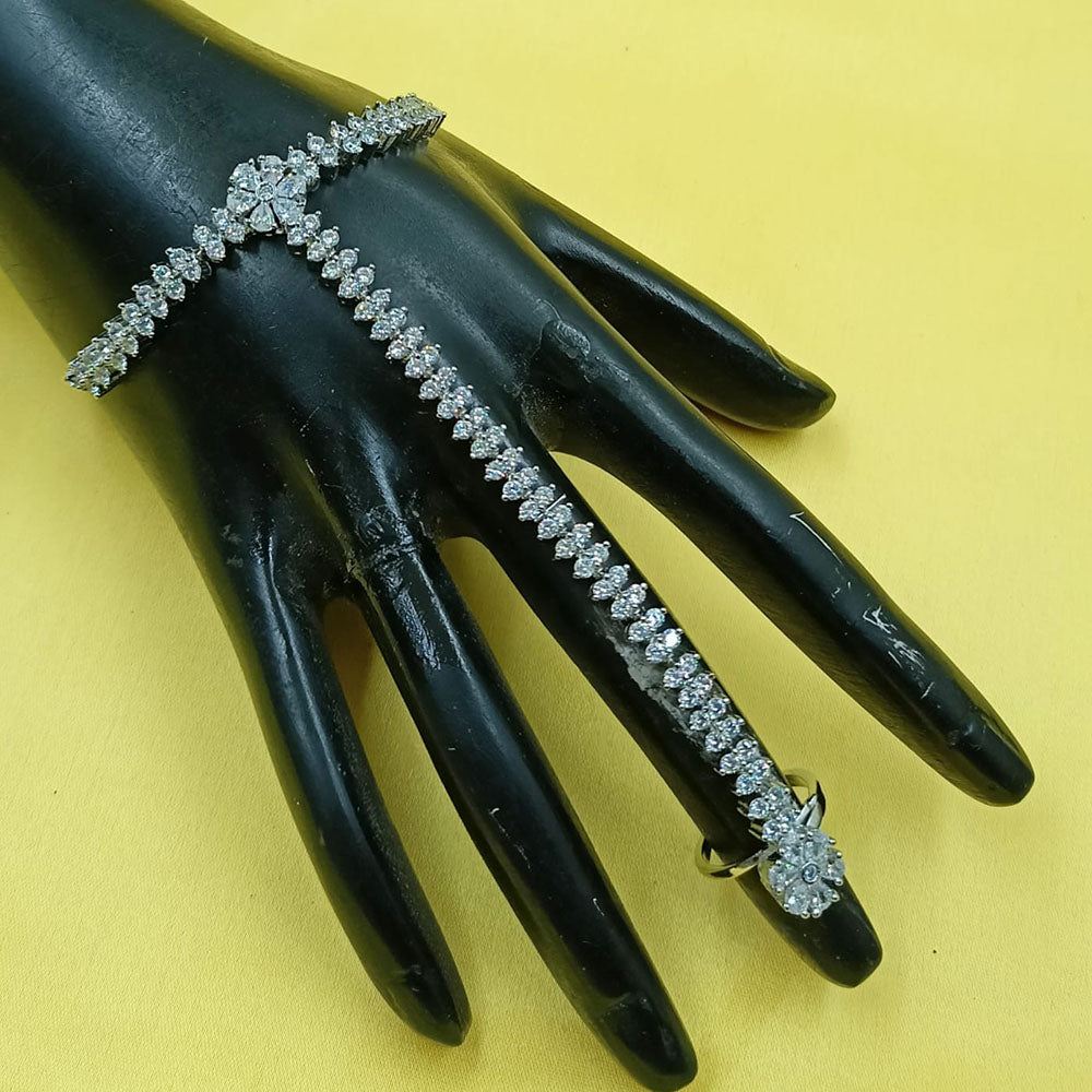 NAFJ Austrian Stone Designer Hand Harness