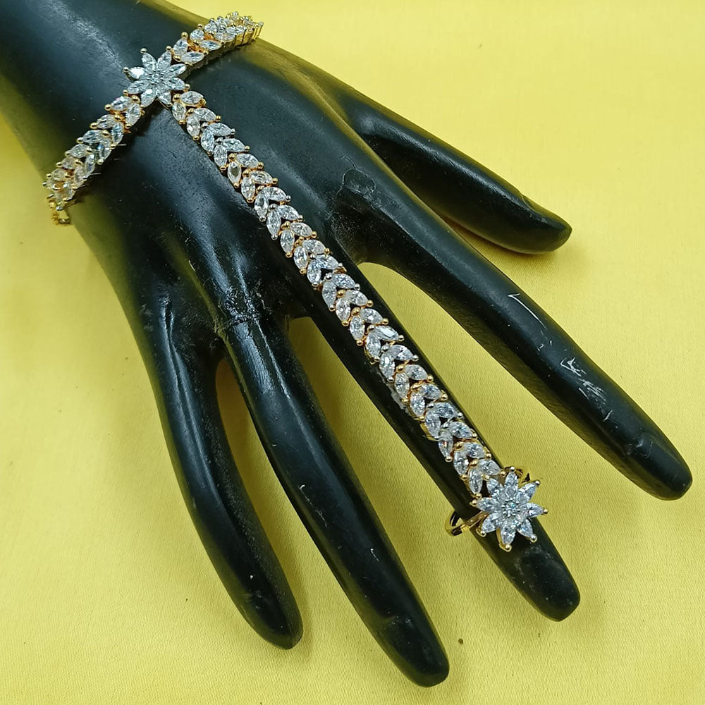 NAFJ Austrian Stone Designer Hand Harness