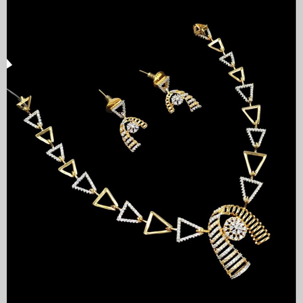 NAFJ Glamorous Austrian Stone Designer Necklace Set