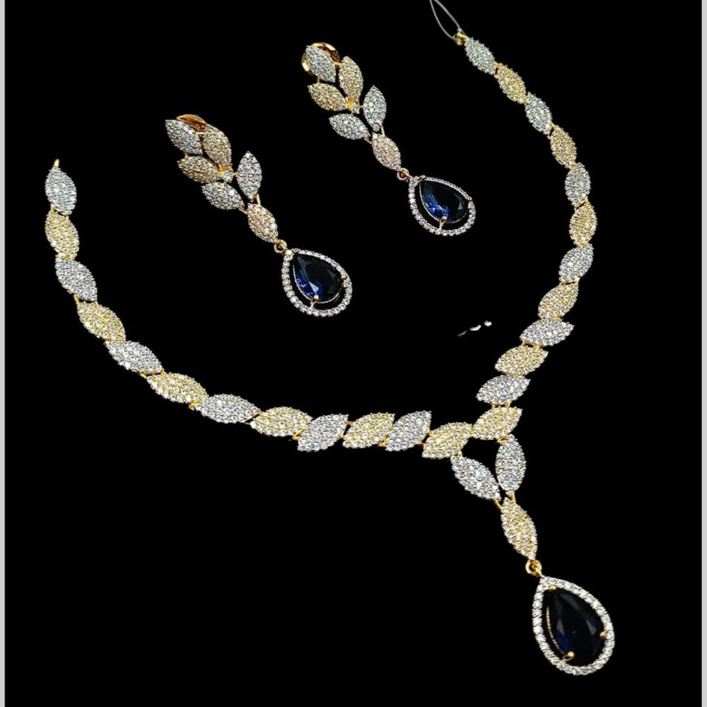 NAFJ Glamorous Crystal Stone And Austrian Stone Designer  🔥🔥Authentic Designer Necklace At Awesome Prices To Buy Now & Save Price Firm main image 0