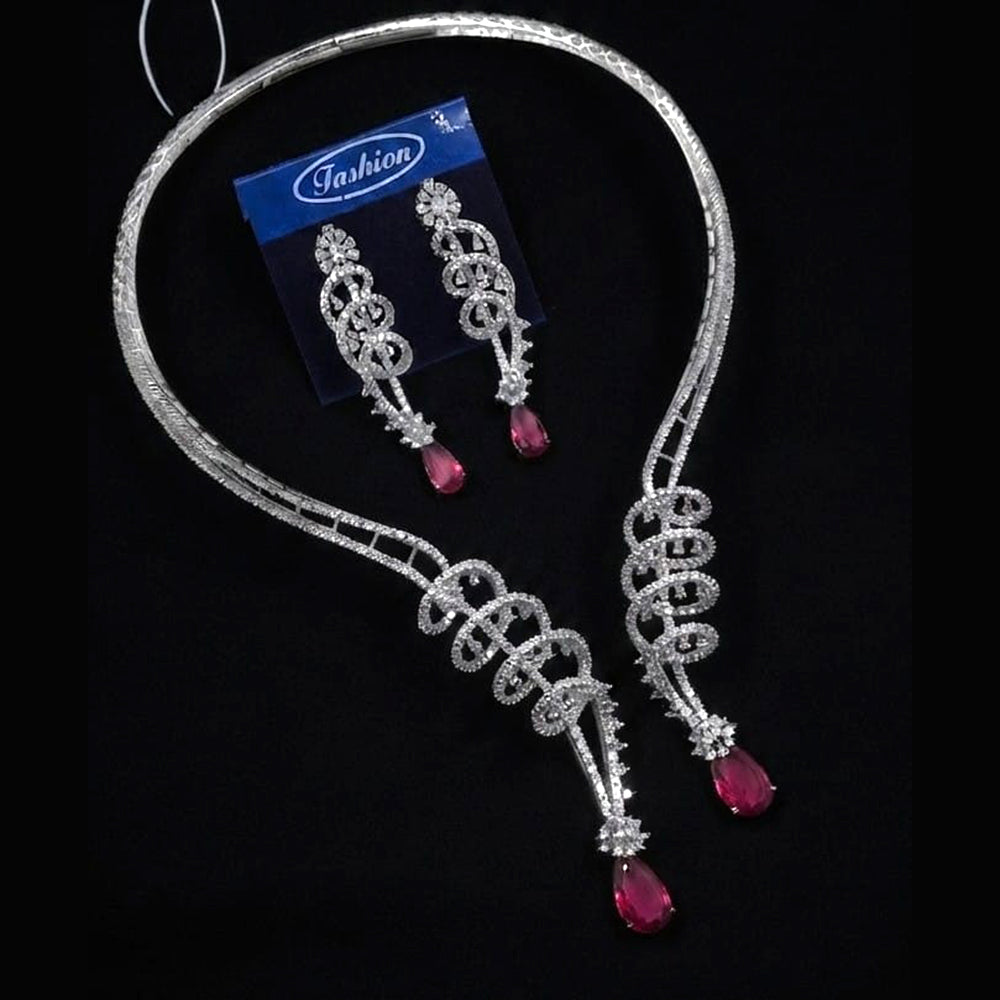 NAFJ Royal American Daimond Necklace Set
