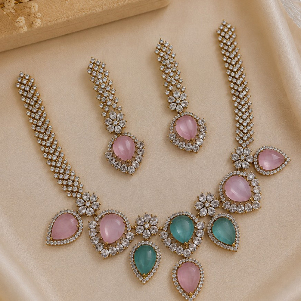 NAFJ Royal American Daimond Necklace Set